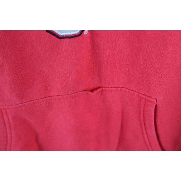 Vintage Nike M Faded Travis Scott Mini Swoosh Ohio State University Hoodie - Picture 5 of 11